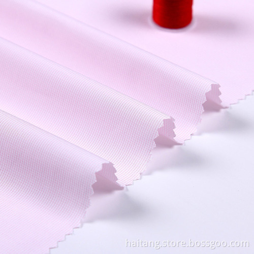 Check Polyester Shirt Fabric Anti-wrinkle Moisture Fabric